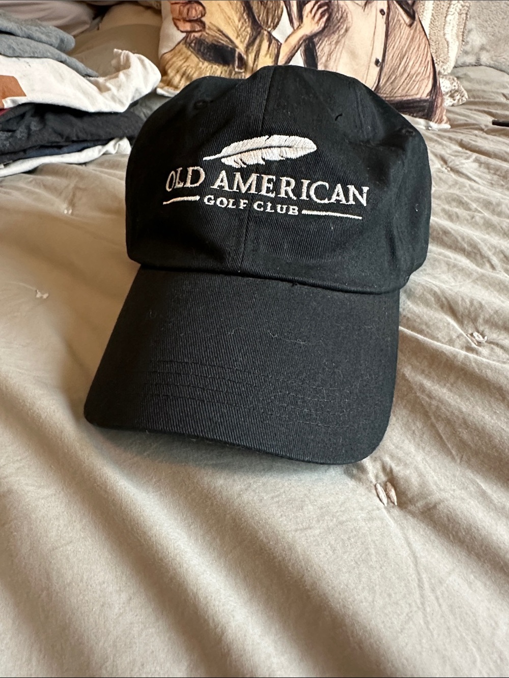 Black Golf Cap OSFA